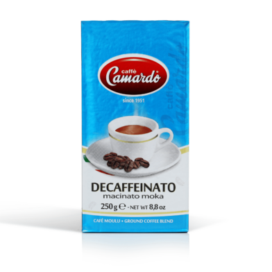 Caffè DECAFFEINATO Macinato Sottovuoto – 250 gr