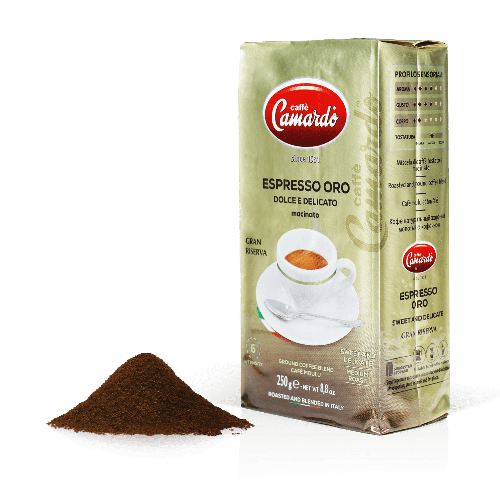 Caffè Macinato Sottovuoto ESPRESSO ORO – 250 gr-2